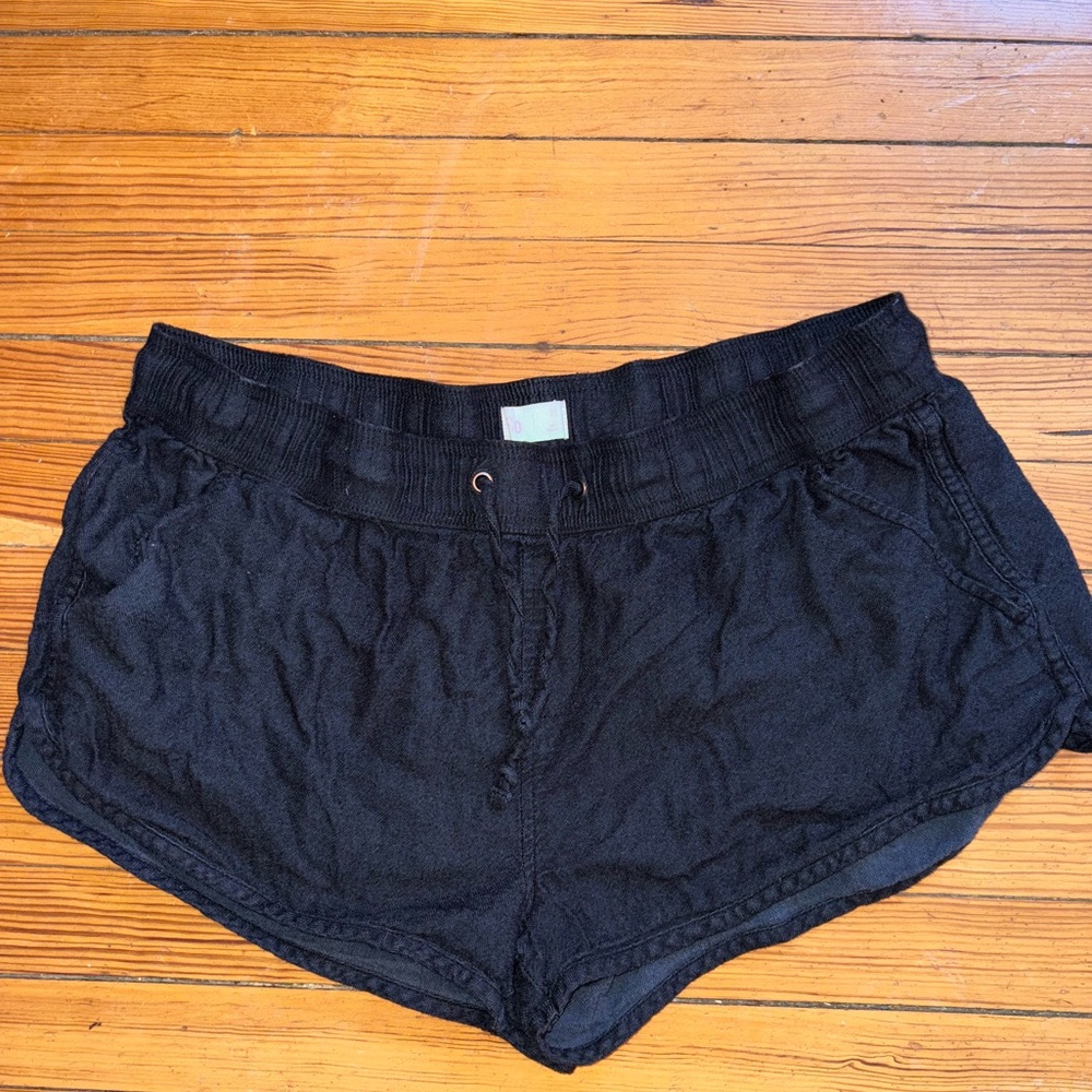 Women's Black Comfy Casual Shorts